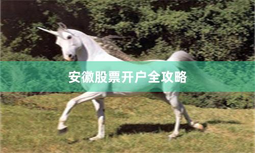 安徽股票开户全攻略